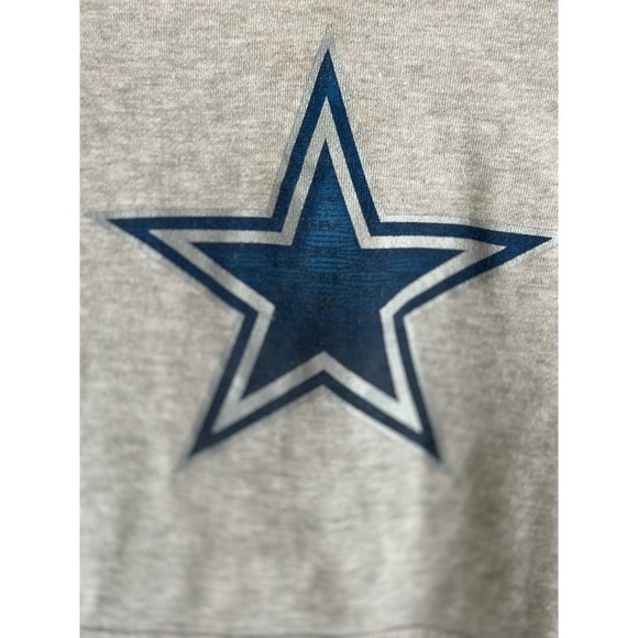 Dallas Cowboys Authentic Unisex Gray Hoodie Sz. Medium - Picture 2 of 9